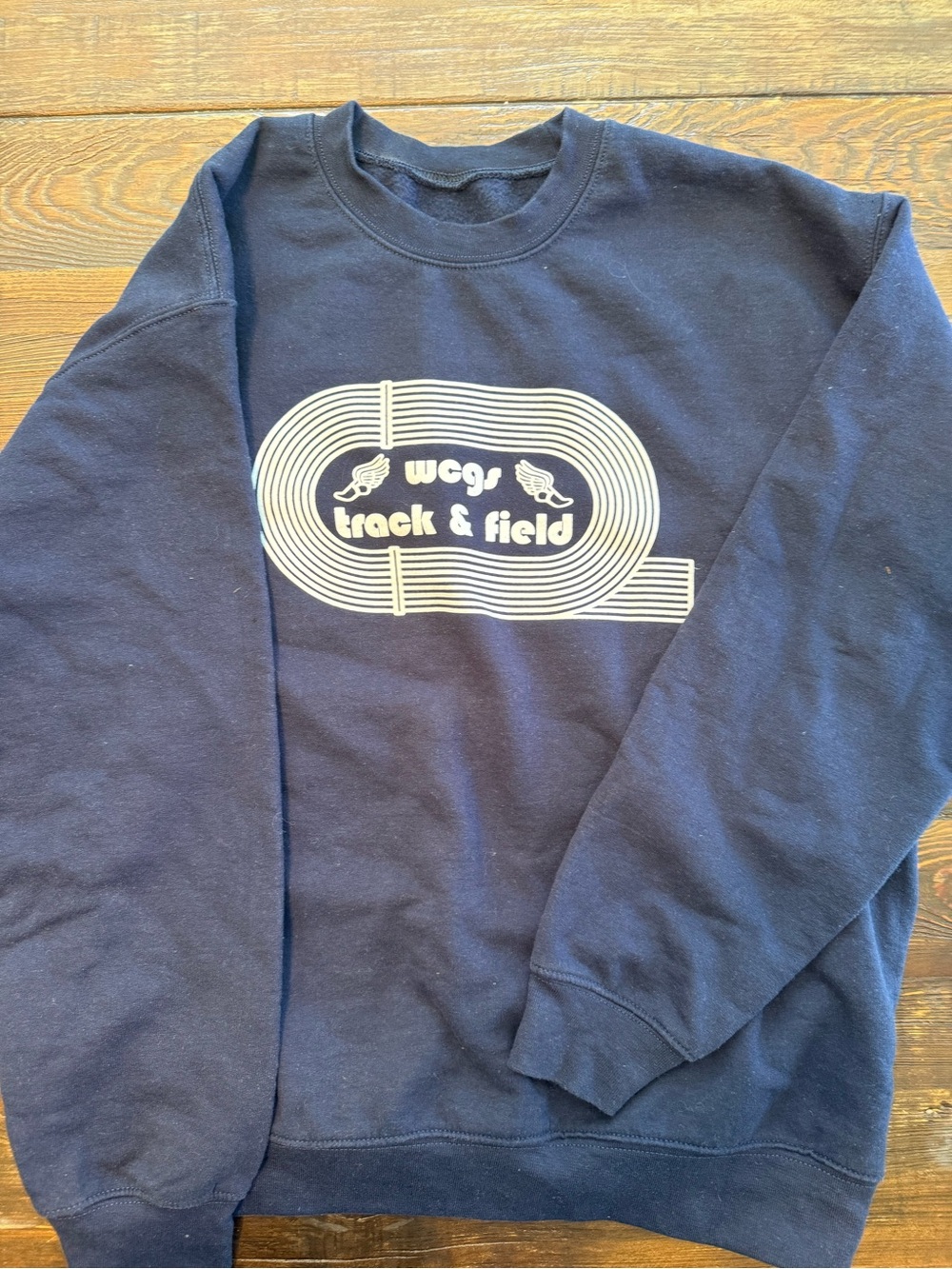 WCGS Track & Field Navy Crewneck Sweatshirt
